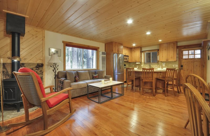 Rental living room at Stay in Lake Tahoe.