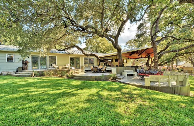 Exterior view of Shady Grove Vacation Home on Lake LBJ.