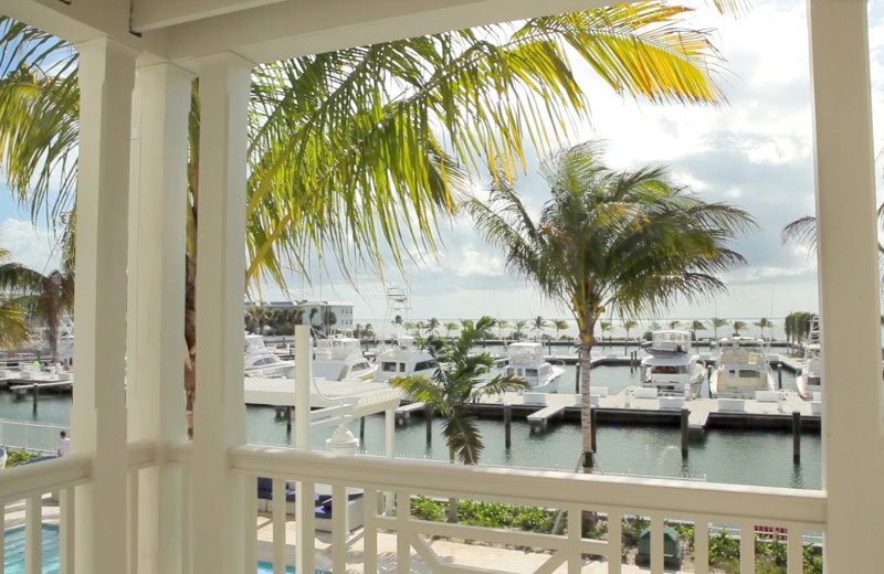 Balcony view at Oceans Edge Key West Resort & Marina.