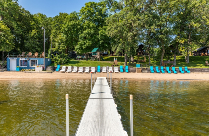 Beach at Lakecrest Resort.