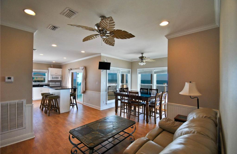 Rental interior at Dauphin Island Beach Rentals, LLC.