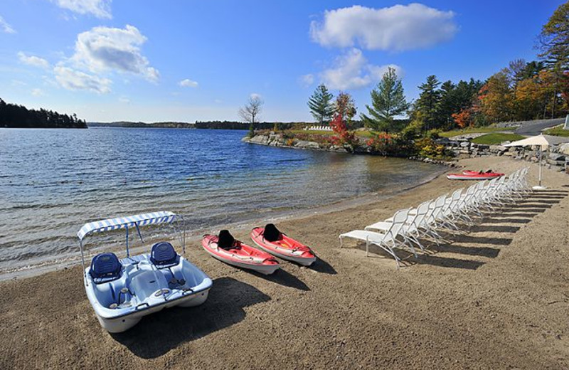 The beach at The Rosseau, A JW Marriott Resort & Spa.