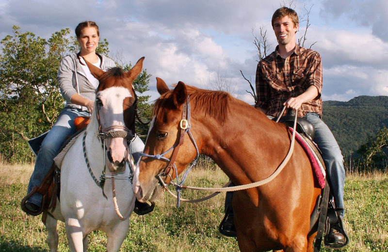 Horseback riding at ACE Adventure Resort.