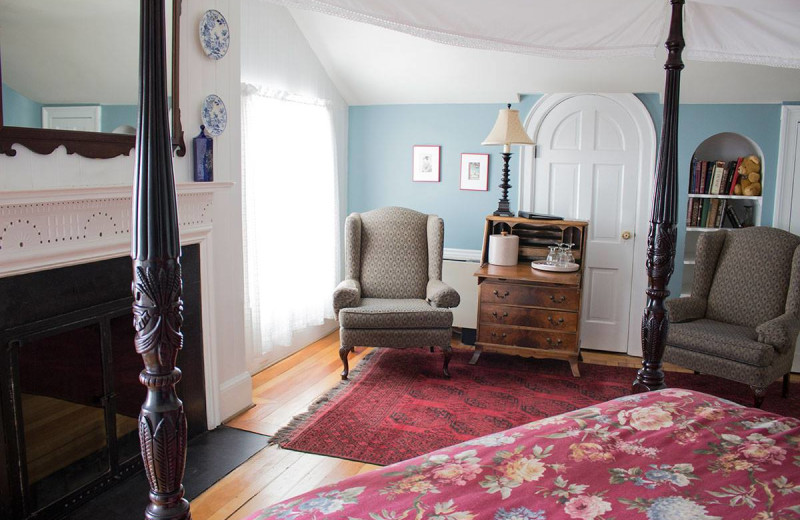 Guest room at Ste. Anne's Spa.