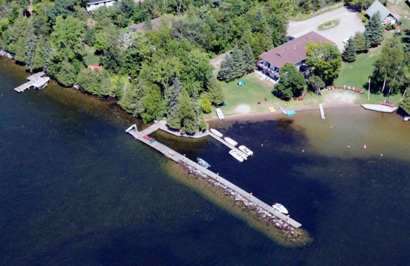 Aerial view of Balsam Resort.