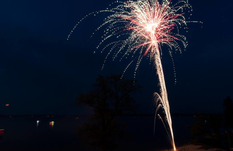 Fireworks at Great Blue Resorts- Woodland Estate Resort.