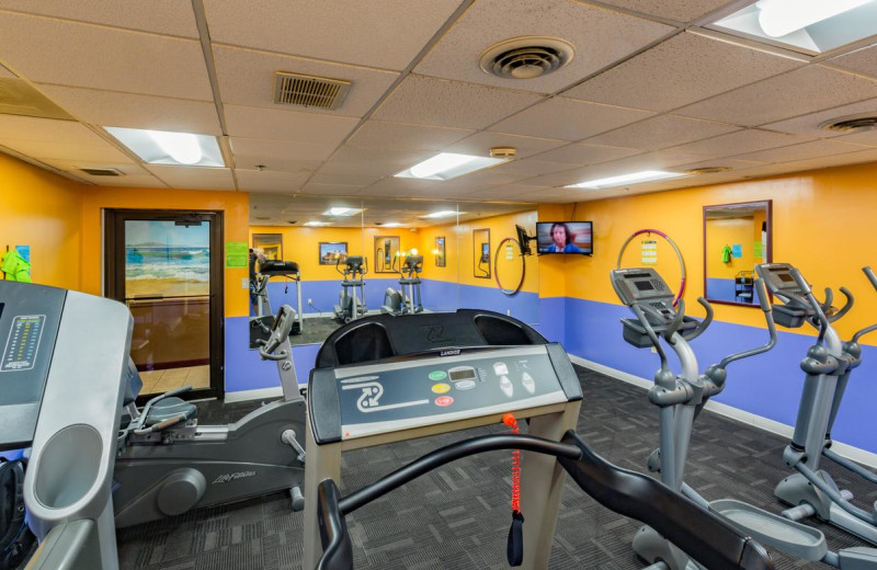 Fitness room at Harbor Shores on Lake Geneva.