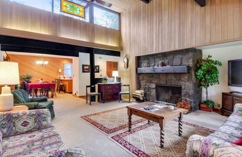 Rental living room at Mountain Resort Properties.