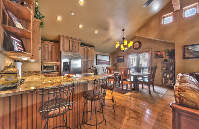 Rental kitchen at Park City Rental Properties.