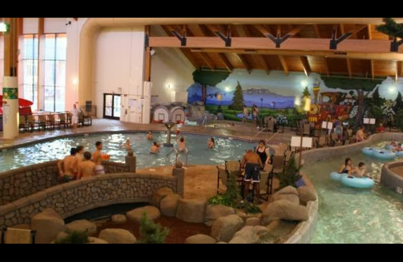 Indoor water park at Three Bears Lodge.