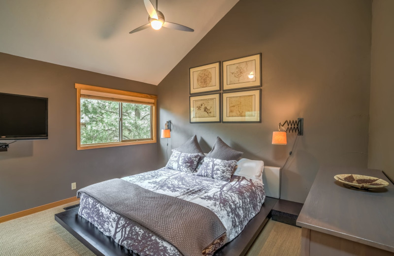 Rental bedroom at Black Butte Ranch.