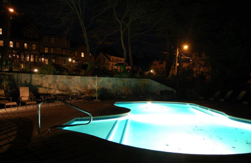 Outdoor pool at Sea Rose Suites.