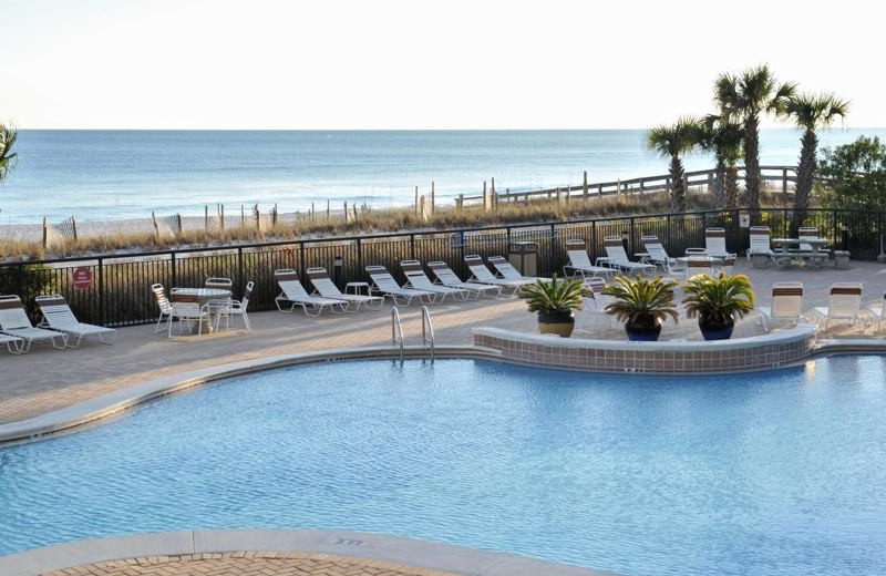 Outdoor pool at Palacio Perdido Key.