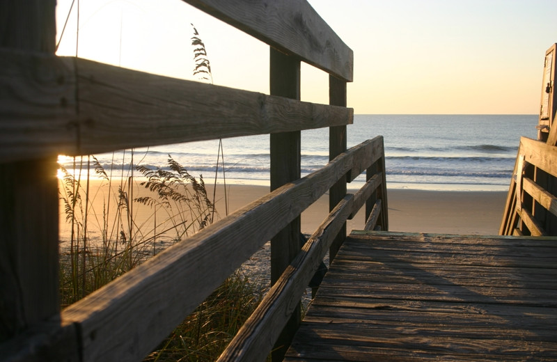 Path to beach at Litchfield Real Estate.