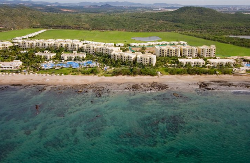 Exterior view of Pueblo Bonito Emerald Bay Resort.