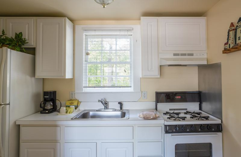 Cottage kitchen at New Seabury Resort.