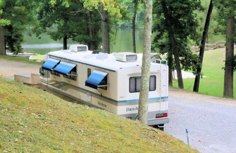 RV camp at Lynnhurst Family Resort.