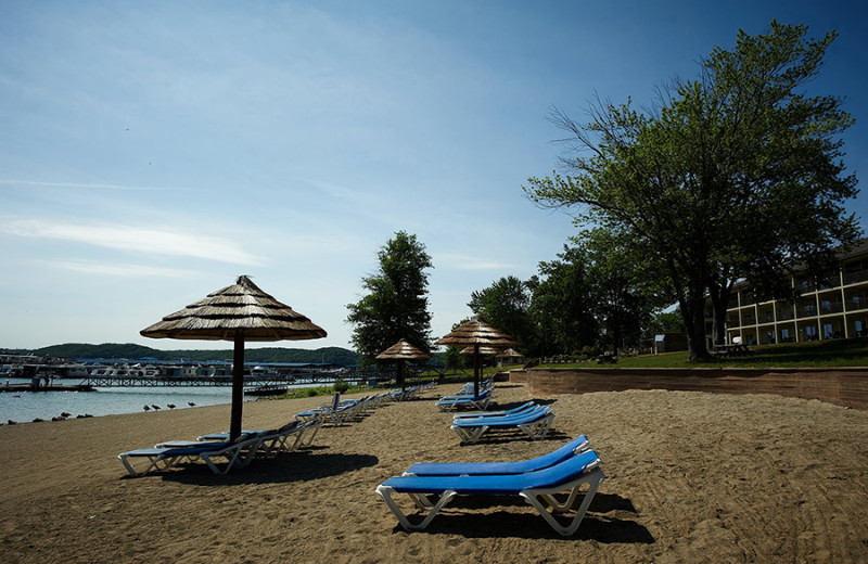 Beach at Fourwinds Resort & Marina.