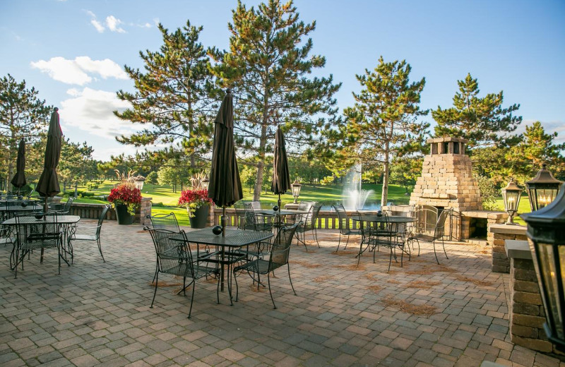 Patio at Thumper Pond Golf Course & Resort.