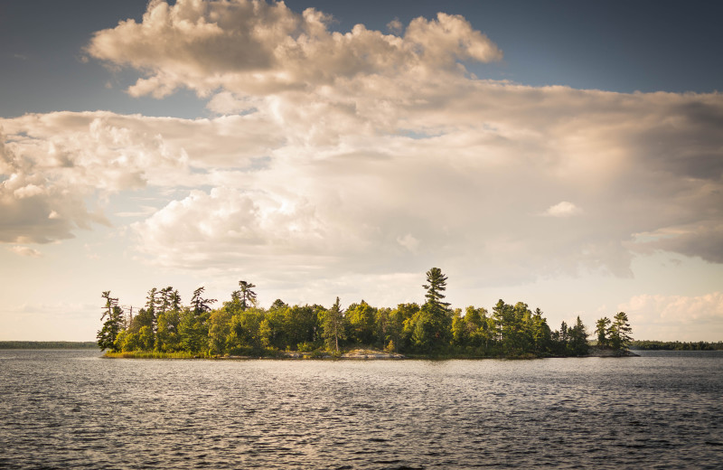 Lake Kabetogama island at Birch Grove Resort.