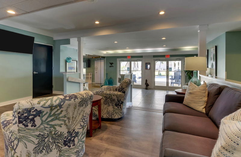 Lobby at Palm Suites.