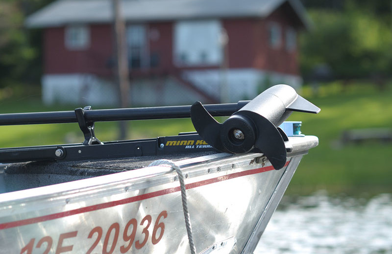 Fishing at Rough Rock Lodge.