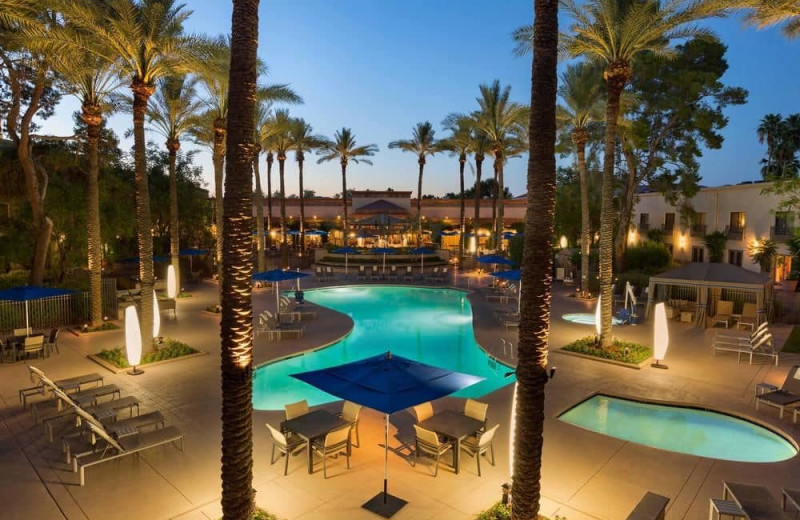 Outdoor pool at Hilton Scottsdale Resort & Villas.