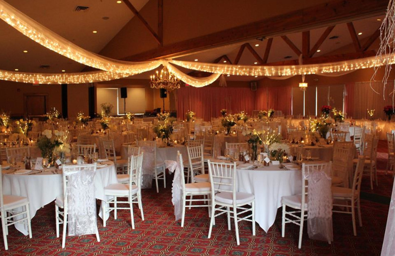 Wedding reception at Otsego Club and Resort.