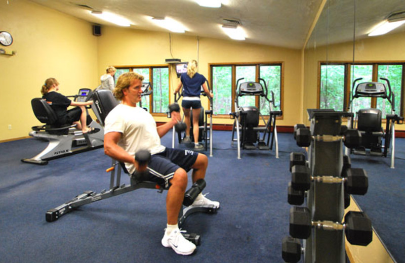 Fitness room at Landmark Resort.