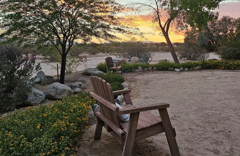 Patio at Campbell House Inn.