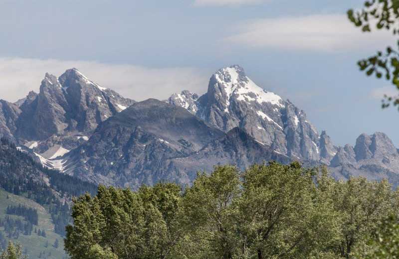 Mountains near Fireside Resort at Jackson Hole.