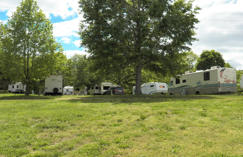 RV camp at Runaway II Resort and Campground.