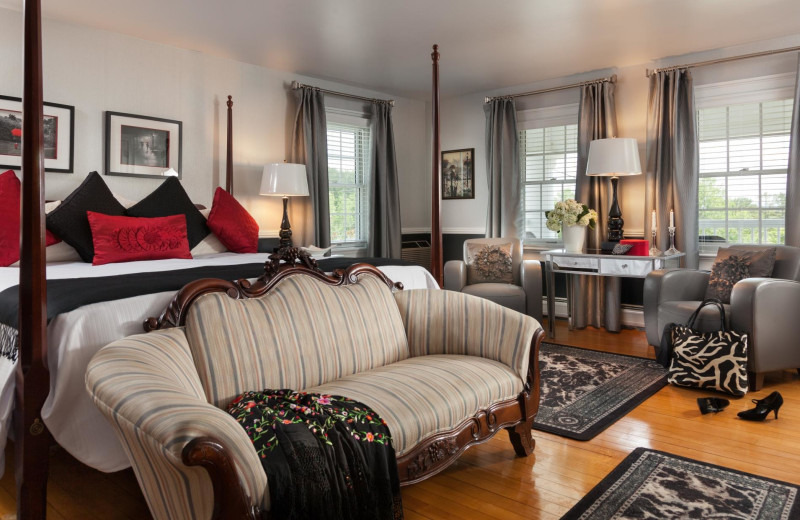 Guest room at Rabbit Hill Inn.