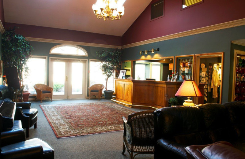 Lobby at South Thompson Inn & Conference Centre.