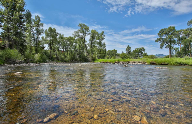 River at The Glen Eden Resort.