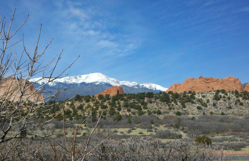 Mountains near Bristlecone Lodge.