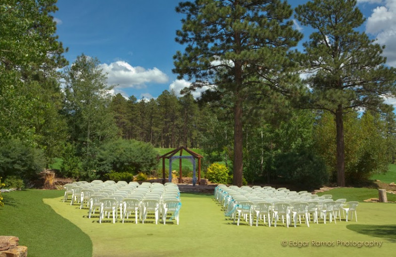 Wedding at Echo Basin Cabin And RV Resort.