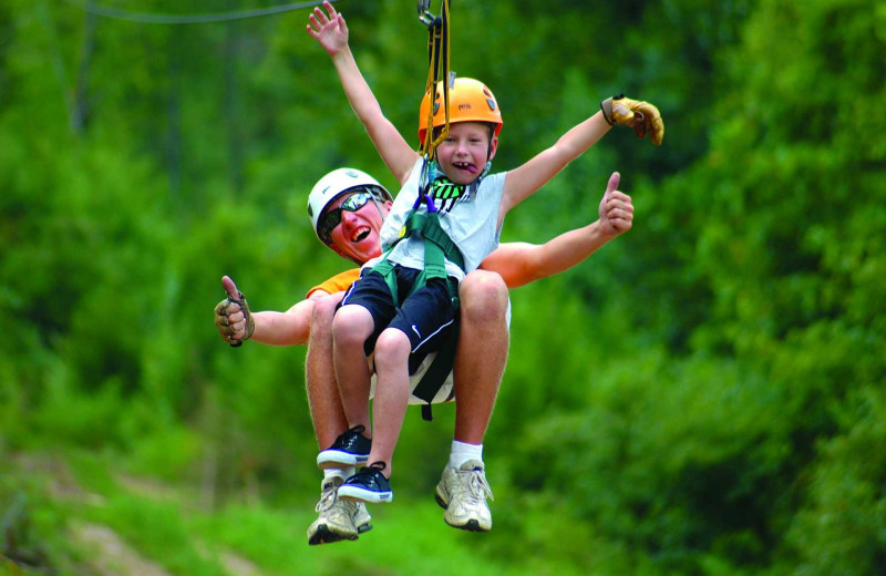 Zip line at Branson Vacation Rentals.