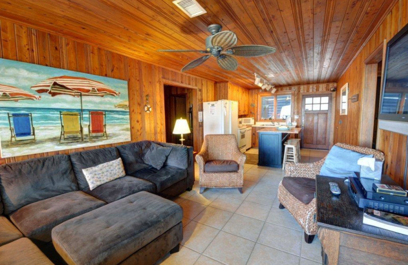 Vacation rental living room at Century 21 Action Inc.