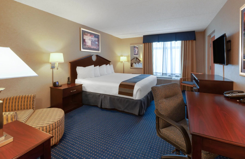 Guest room at Wingate by Wyndham Erie.