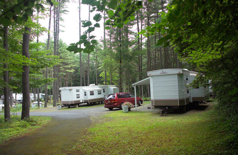 Exterior view of Lake George RV Park.