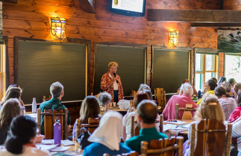 Meetings at Lake Clear Lodge & Retreat.