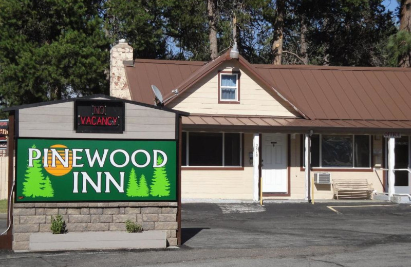 Exterior view of Pinewood Inn.