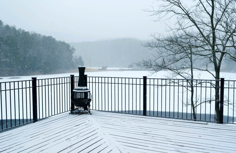 Winter at Cohutta Springs Conference Center.