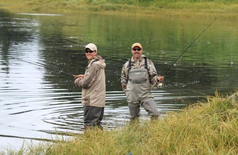 Fishing at Port Lions Lodge.