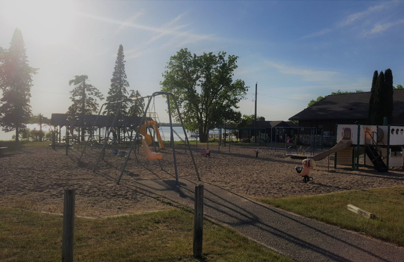 Playground at Nies Cabins.