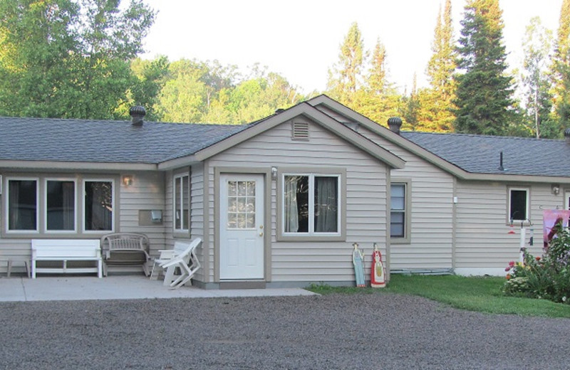 Cabin exterior at SweetWater Resort.