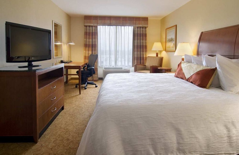 Guest room at Hilton Garden Inn Cleveland East/Mayfield Village.
