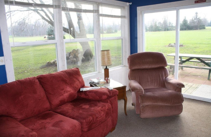 Guest room at Spring Valley Golf and Lodge.