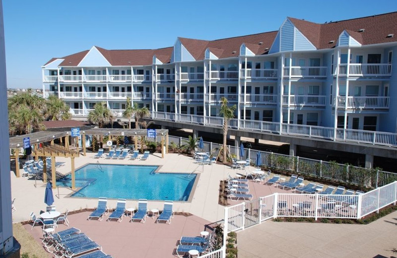 Resort pool at A B Sea Resorts.